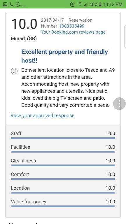 Jane'S Villa Free Parking Inverness Exterior foto